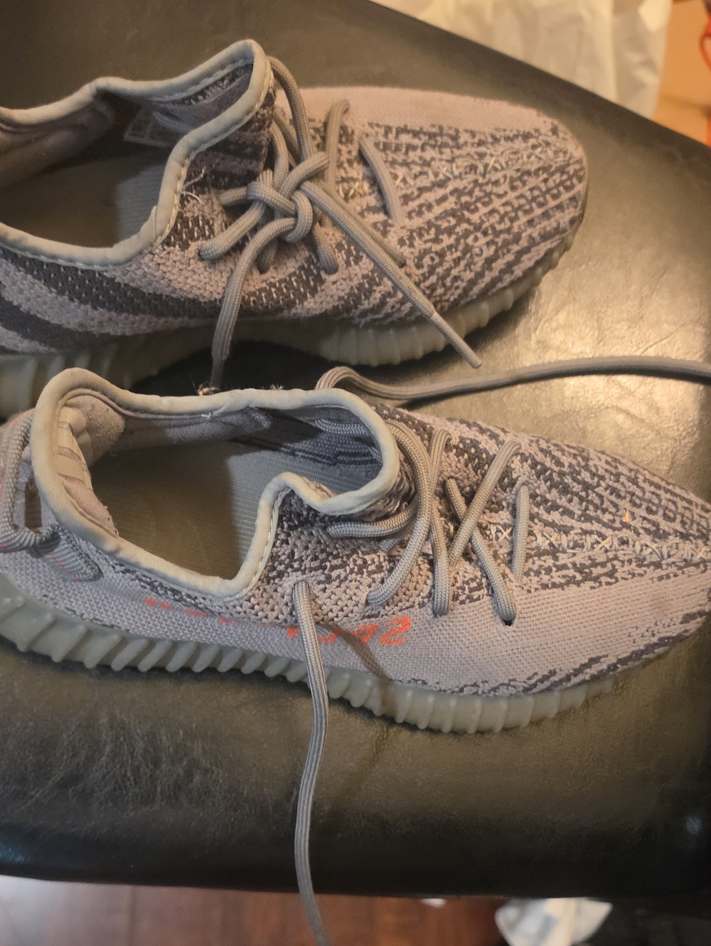 Yeezy Boost 350 V2 Grey Knit Sneakers